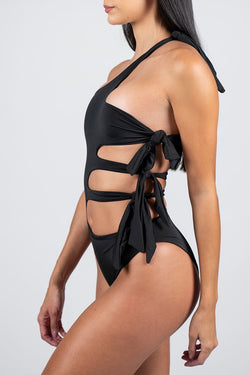 Lavishly Appointed | Zina Black Swimsuit, alternative view
