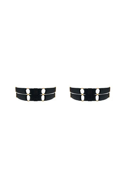 Bordelle | Syra Panel Garters Black, alternative view