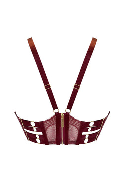 Bordelle | Tierra Balconette Wire Bra Morello, alternative view