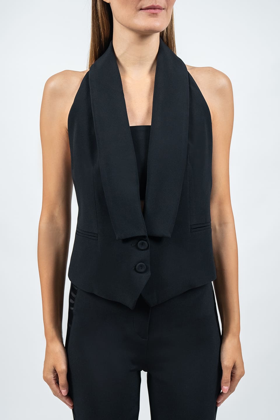 Shop online trendy Black Women short sleeve from Federica Tosi Fashion designer. Product gallery 1