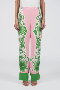 Borgo de Nor | Havana Crepe Trousers - Antigua green