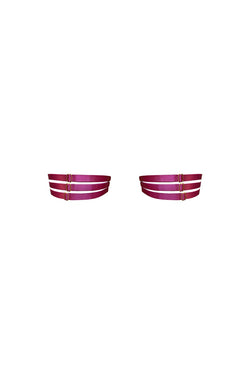 Bordelle | Vero Garters Magenta, alternative view
