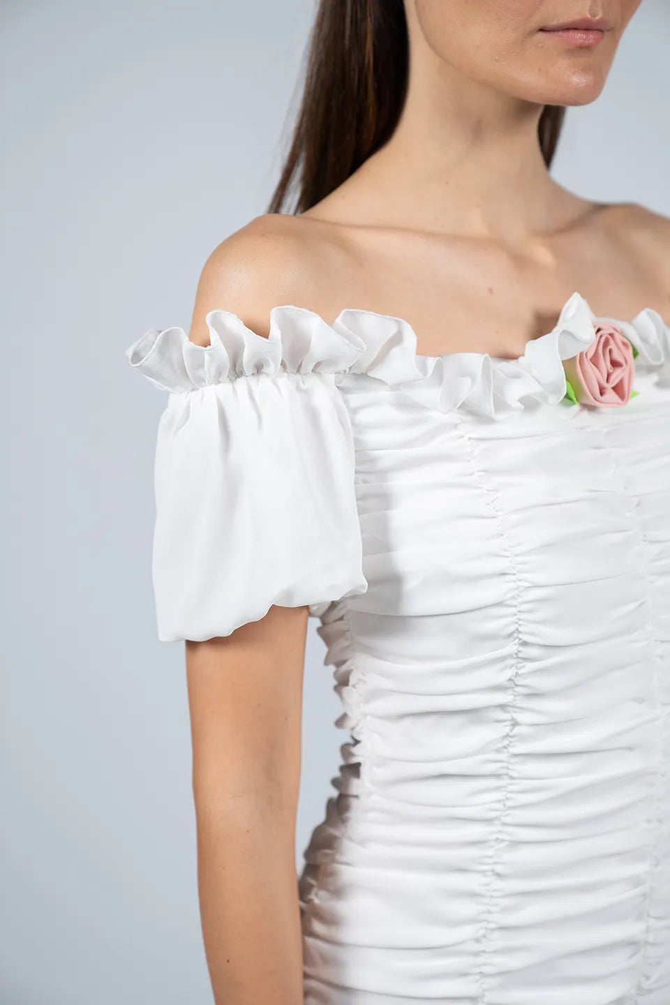 Designer White Mini dresses, shop online with free delivery in Dubai. Product gallery 3