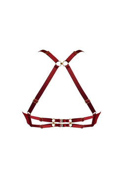 Bordelle | Kleio Balconette Wire Bra Burnt Red, alternative view