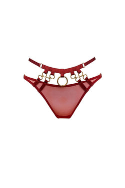 Bordelle | Kleio Open Back Brief Burnt Red