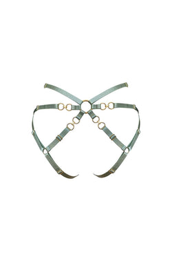 Bordelle | Kleio Open Back Brief Sage, alternative view