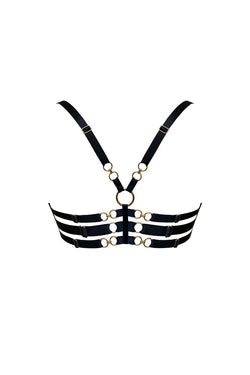 Bordelle | Kleio Soft Cup Bra Black, alternative view