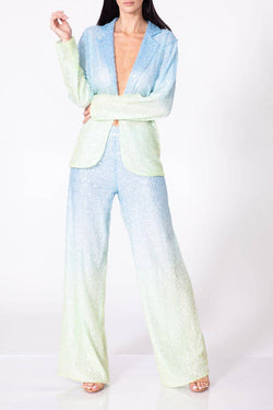Aquarel Studio | Terra Pants - Blue Green color