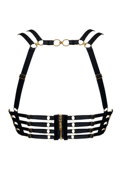 Bordelle | Cymatic Plunge Wire Bra Black, alternative view