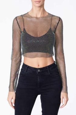 Anze | Crystal Crop Top