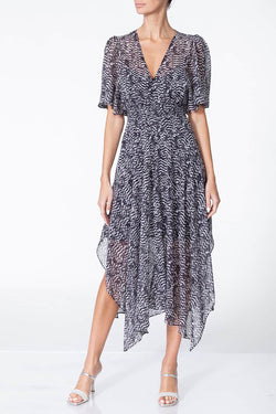 Anze | Maya Dress Microzebra
