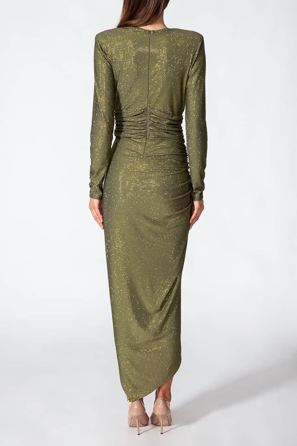 Designer Green Midi dresses, shop online with free delivery in Dubai. Product gallery 3