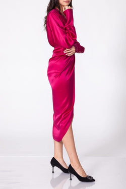 Aquarel Studio | Hemera Dress - Raspberry Color, alternative view