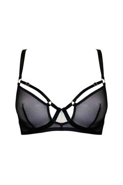 Bordelle | Kora Balconette Wire Bra Black