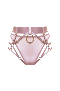 Bordelle | Kora Multi-Style Harness Brief Rose