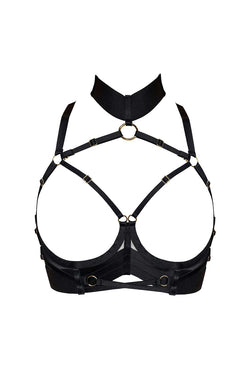 Bordelle | Kora Multi-style Bodice Bra Black, alternative view