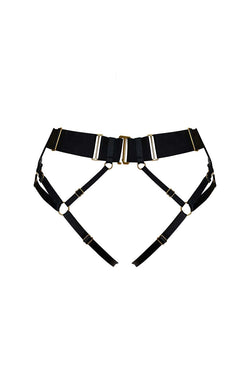 Bordelle | Vita High Waist Thong Black, alternative view