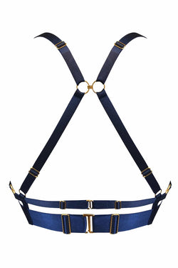 Bordelle | Onda Soft Cup Bra Navy Blue, alternative view