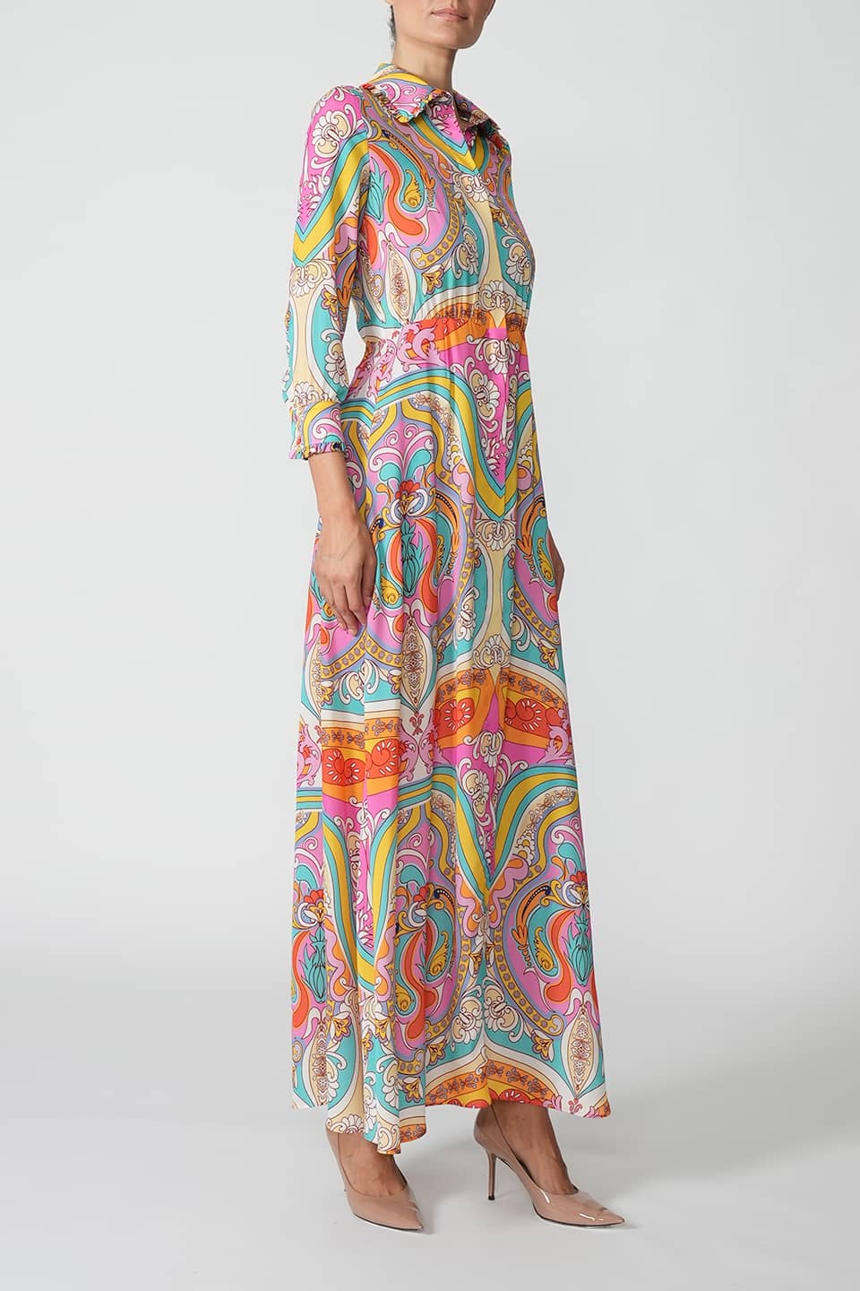Designer Multicolor Maxi dresses, shop online with free delivery in UAE. Product gallery 6