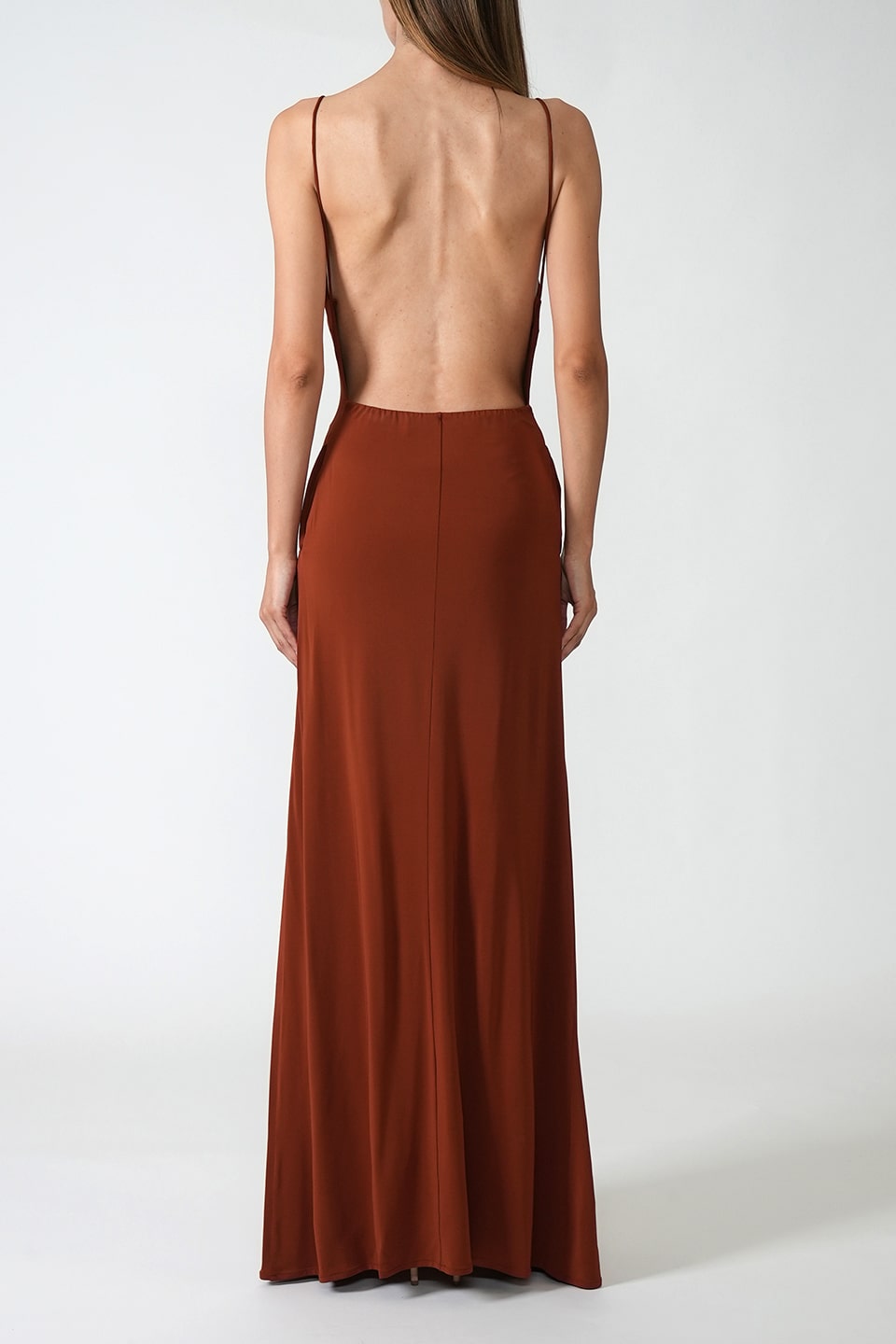 Designer Bronze Maxi dresses, shop online with free delivery in UAE. Product gallery 4