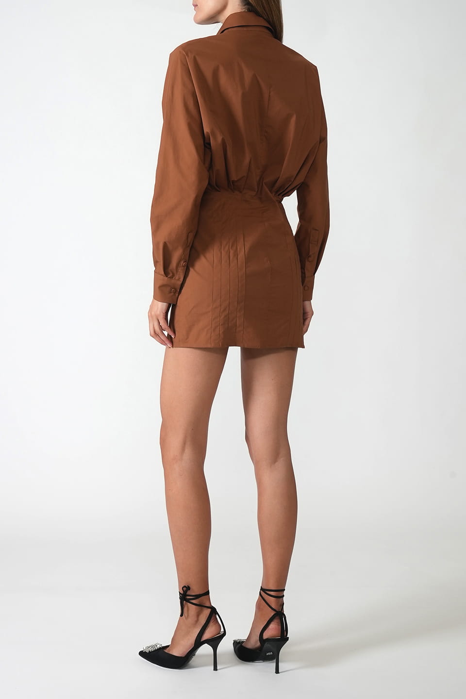 Designer Chocolate Mini dresses, shop online with free delivery in UAE. Product gallery 6