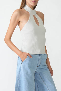 Federica Tosi | Backless Stretch Top Latte, alternative view