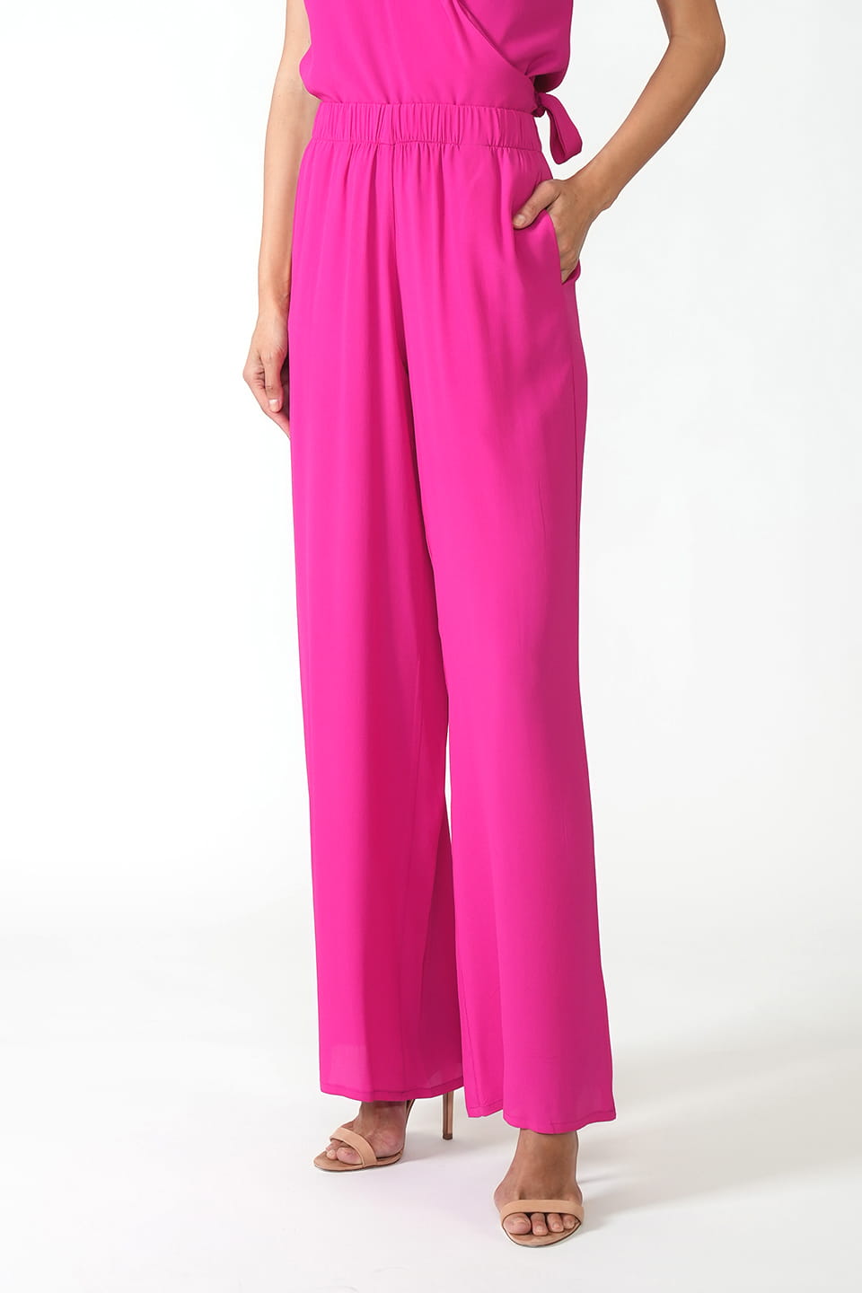 Designer Pink Women pants, shop online with free delivery in Dubai. Product gallery 3