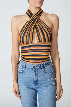 Kukhareva London | Bella Top Navy, alternative view