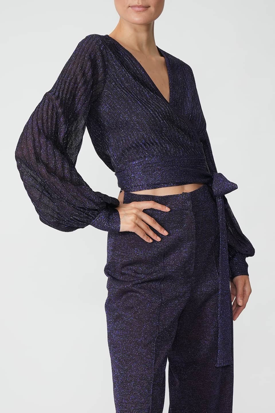 Designer Purple Women long sleeve, shop online with free delivery in UAE. Product gallery 2