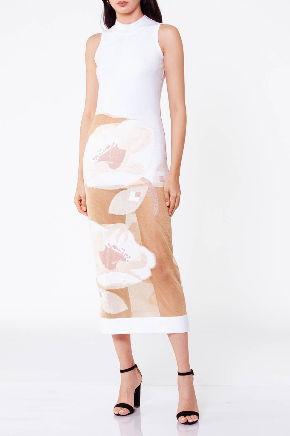 Designer White Midi dresses, shop online with free delivery in Dubai. Product gallery 3