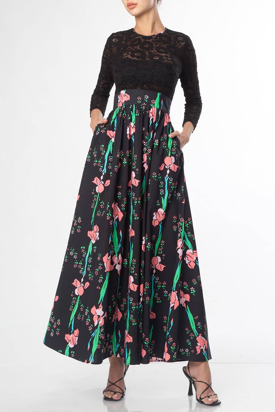 Designer Black Maxi dresses, shop online with free delivery in UAE. Product gallery 4