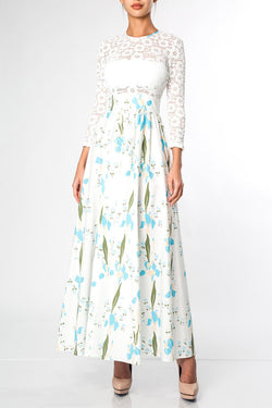 Manoush | Iris Long Dress White