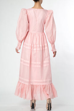 Manoush | Religieuse Long Dress Rose, alternative view