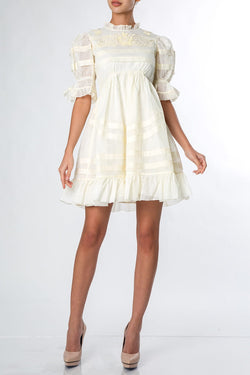 Manoush | Religieuse Babydoll Dress Chantilly