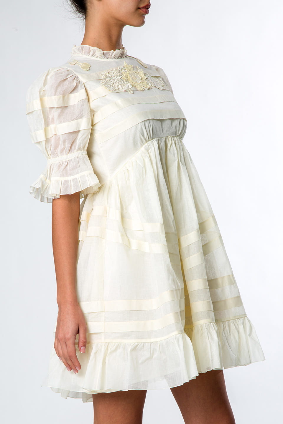 Manoush religieuse babydoll dress chantilly