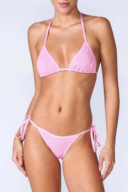 MC2 Saint Barth | Crinkle Bikini Set Pink