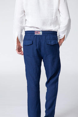 MC2 Saint Barth | Calais Men Trousers Navy Blue, alternative view
