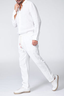 MC2 Saint Barth | Calais Men Trousers White