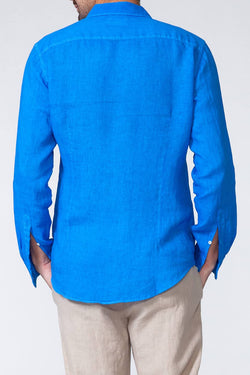 MC2 Saint Barth | Pamplona Men Shirt Bluette, alternative view