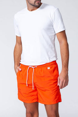 MC2 Saint Barth | Pantone Men Swim Shorts Orange