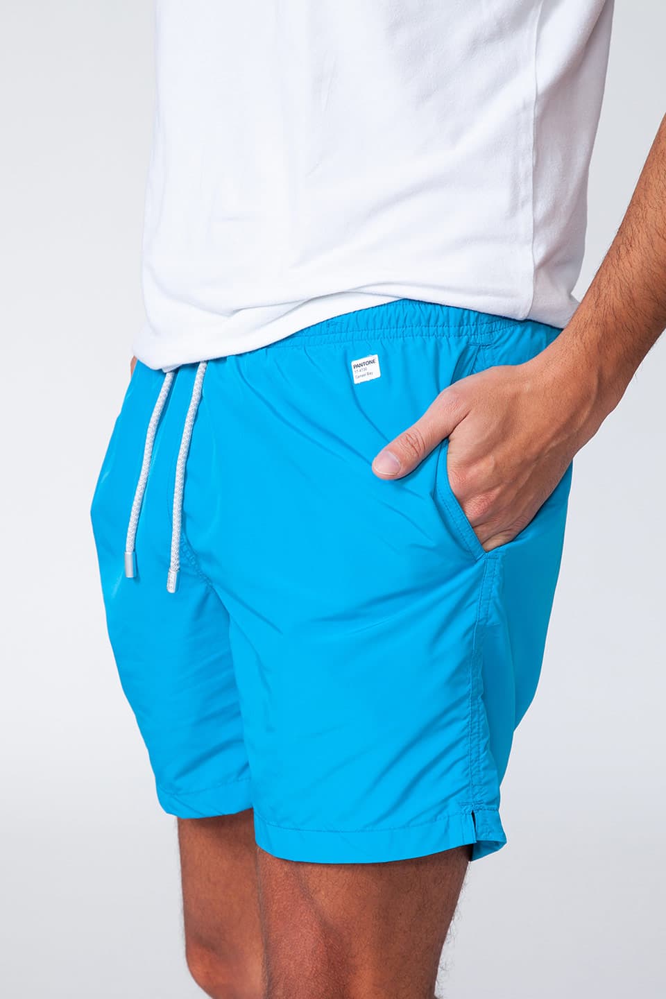 MC saint barth male swimwear pantone petroleum pocket