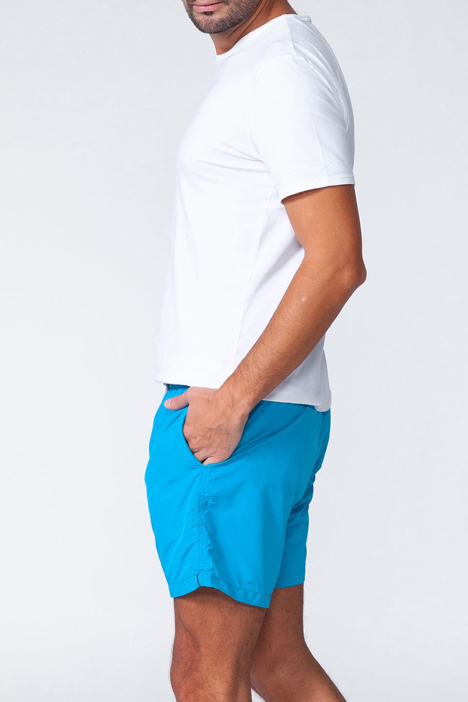 Designer Light blue Men swimwear, shop online with free delivery in UAE. Product gallery 6