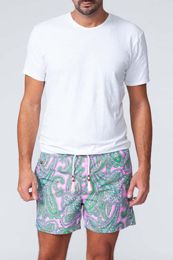 MC2 Saint Barth | Men Print Swim Shorts Cachemere Vibe