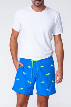 MC2 Saint Barth | Men Print Swim Shorts Tiburon