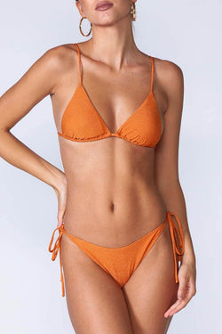MC2 Saint Barth | Triangle Top Bikini Set Golden Orange