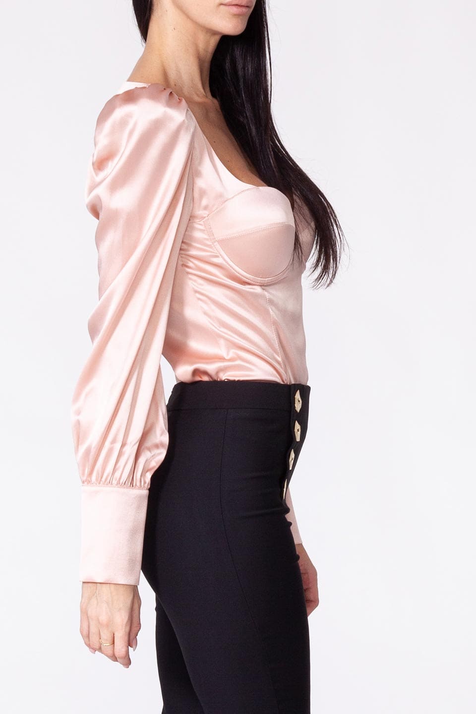 Violante nessi morandi blouse pink side