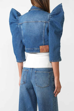 Vivetta | Crop Denim Jacket, alternative view