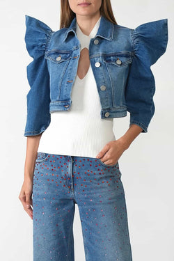 Vivetta | Crop Denim Jacket