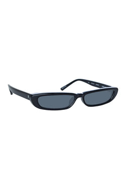 The Attico | X Linda Farrow Thea Angular Sunglasses Black