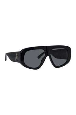 The Attico | Milano Oversized Sunglasses Black